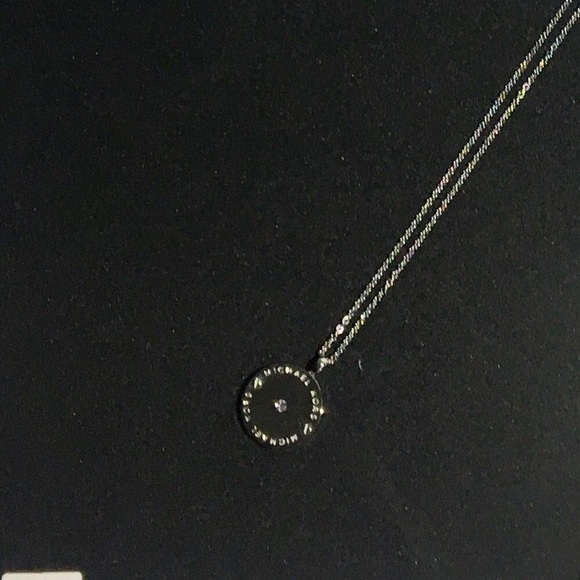 COPY - Michael Kors silver logo pendant necklace - Picture 5 of 8